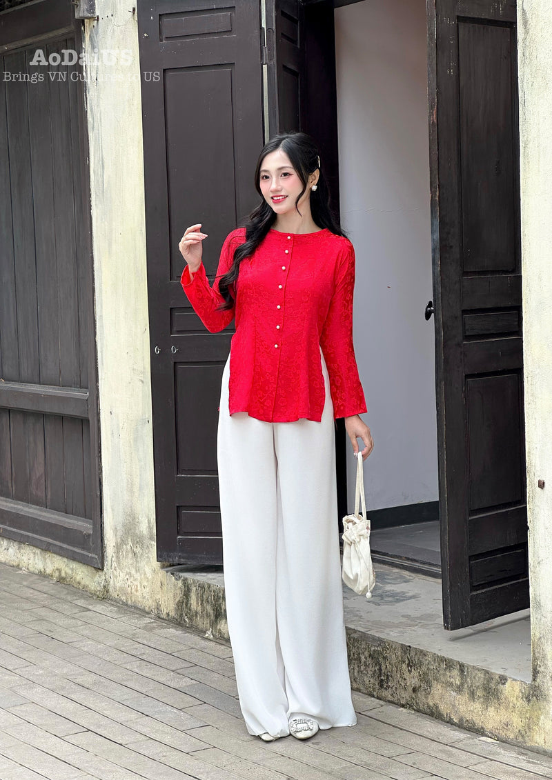 Vietnamese Silk Ensemble | Áo Bà Ba B20