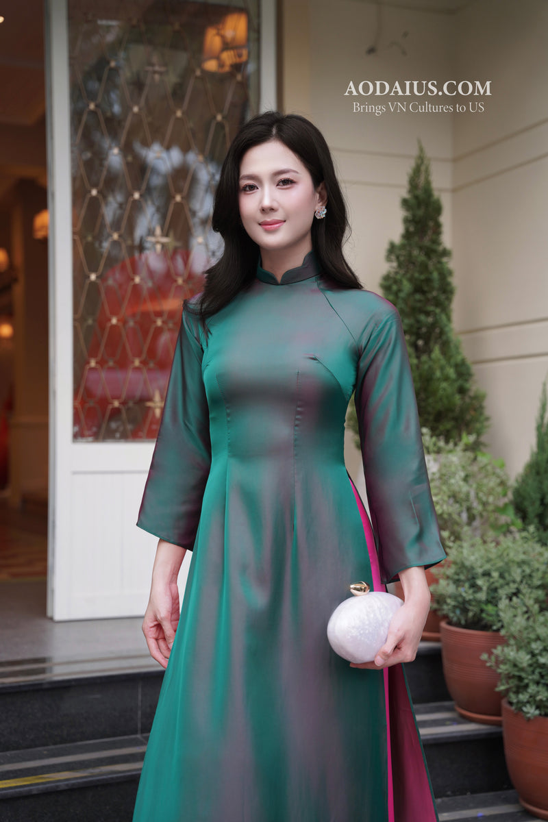 Green Ao Dai Set