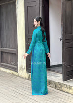 Áo Dài Gấm Set | Vietnamese Traditional Ao Dai For Women | Áo Dài Truyền Thống H30