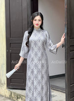 Áo Dài Gấm Thọ NO PANTS | Ao Dai Vietnam | Vietnamese Traditional Ao Dai For Women | Áo Dài Truyền Thống