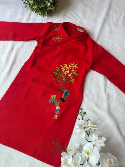 Fireworks & Fortune Ao Dai For Boys | Áo Dài Bé Trai N8