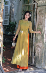 Green Melody Modern Vietnamese Ao Dai | Áo Dài Cách Tân