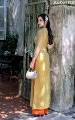 Green Melody Modern Vietnamese Ao Dai | Áo Dài Cách Tân