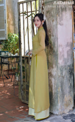 Green Modern Vietnamese Ao Dai | Áo Dài Thiên Thanh