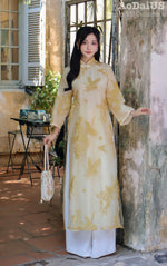 Golden Phoenix Modern Vietnamese Ao Dai | Áo Dài Cách Tân