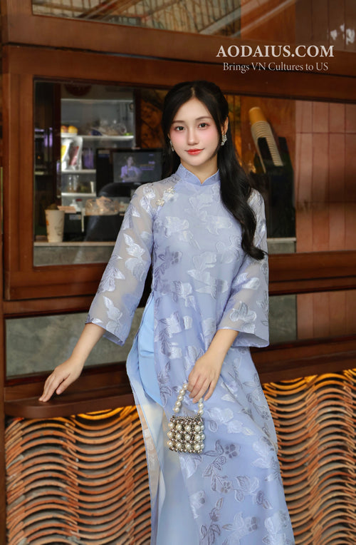 Skyla Vietnamese Modern Ao Dai Set N15