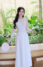Pure Elegance Modern Vietnamese Ao Dai Set E33