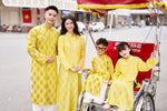 Yellow Doan Vien Matching Family Ao Dai | Áo Dài Gia Đình