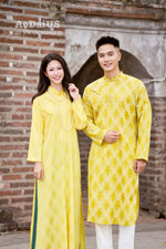 Yellow Doan Vien Matching Family Ao Dai | Áo Dài Gia Đình