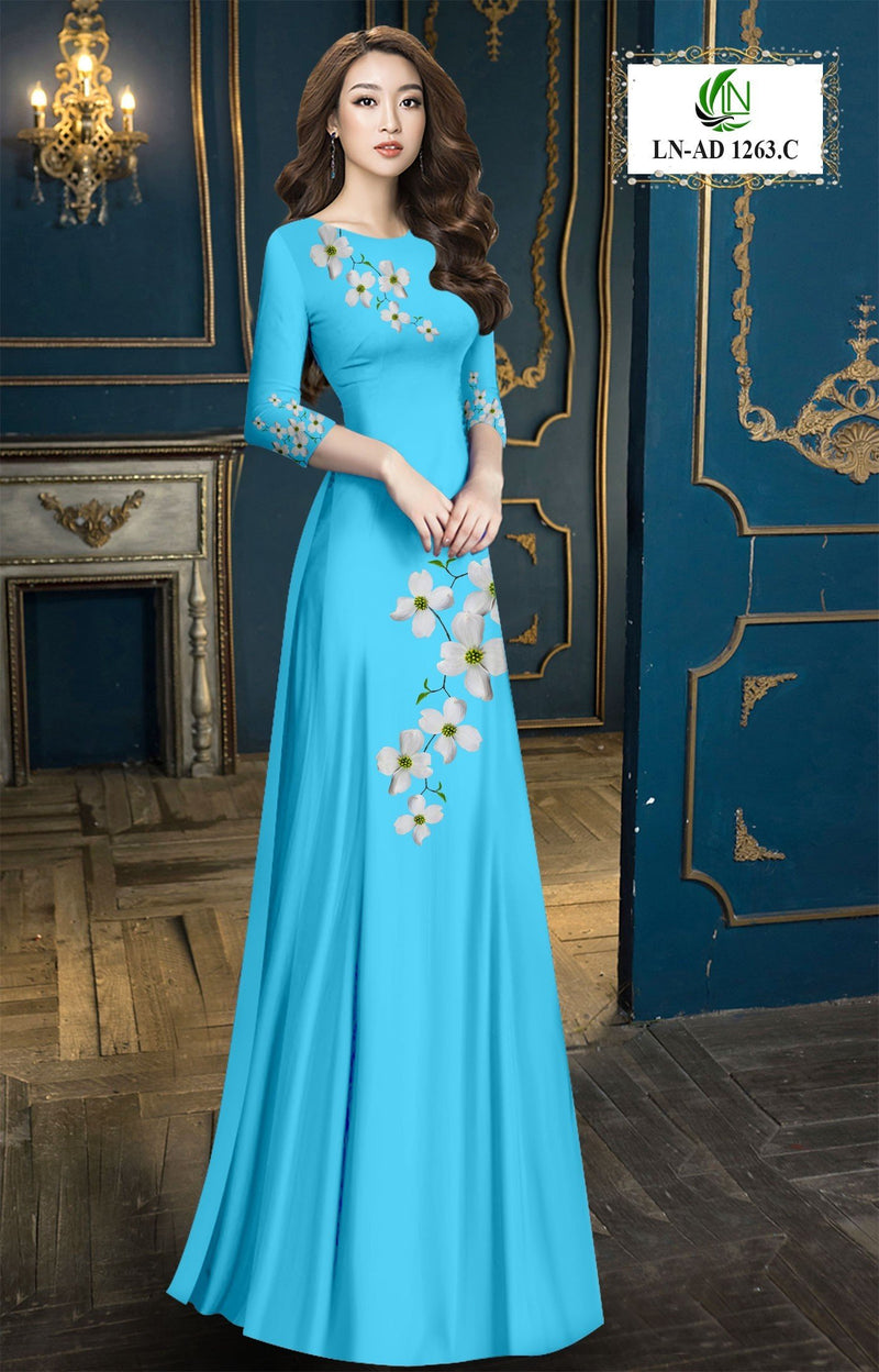 3D printed Ao Dai | Áo Dài In Hoạ Tiết| KN02