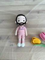 Crochet Messi Doll, Handmade Messi Doll, Stuffed Messi, Mini Messi Plush, Amigurumi Messi Doll, Messi Doll