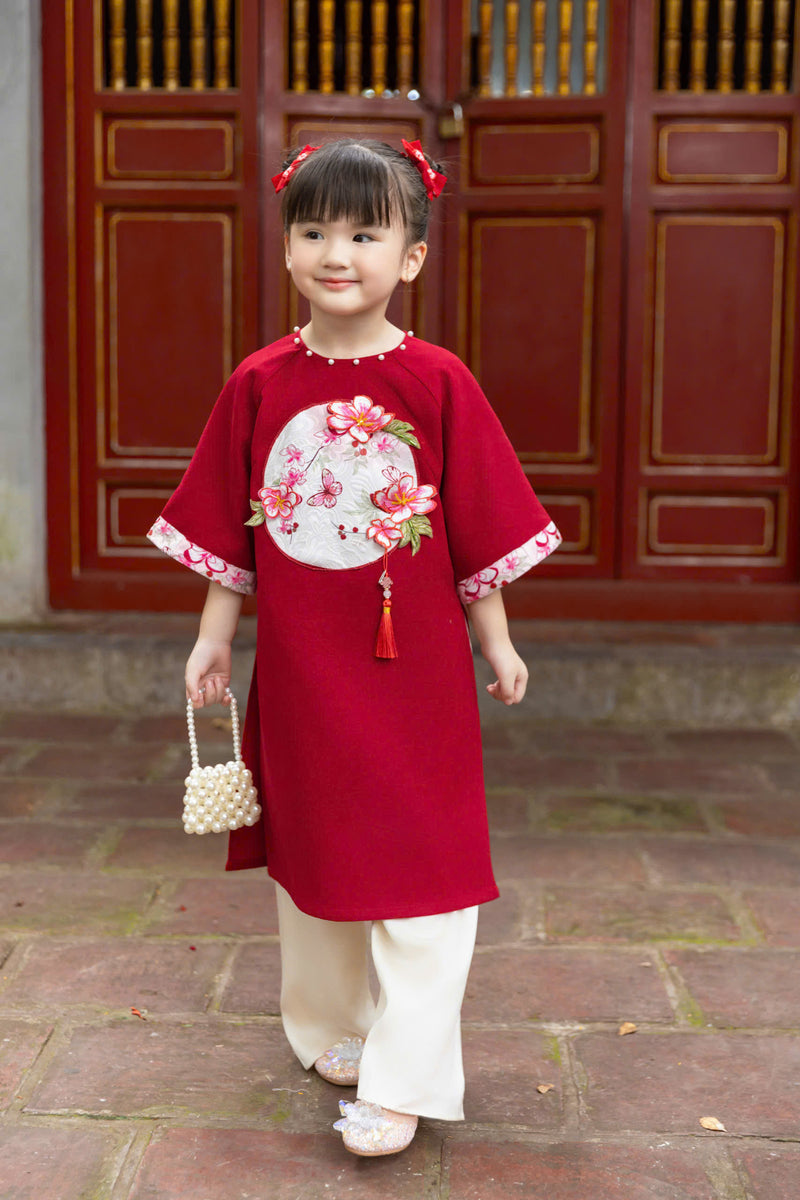 Matching Mother & Daughter Dresses | Áo Dài Đôi Mẹ và Bé