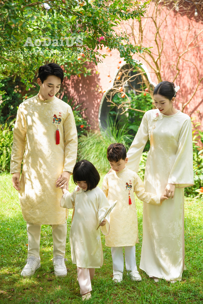 Yen Vui Matching Family Ao Dai | Áo Dài Gia Đình