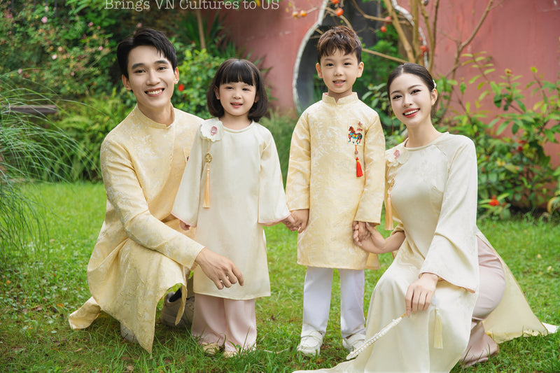 Yen Vui Matching Family Ao Dai | Áo Dài Gia Đình