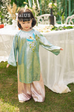 Mint Yen Thu Matching Family Ao Dai | Áo Dài Gia Đình