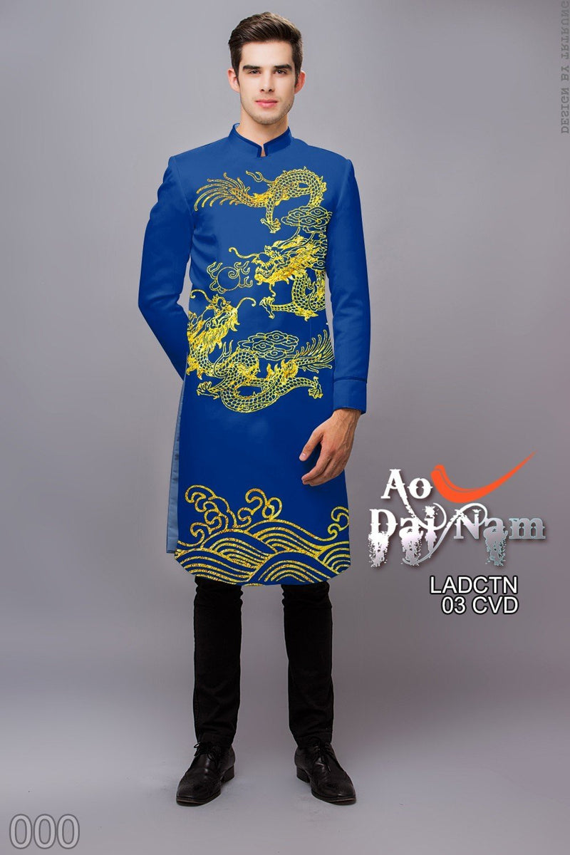 Vietnamese traditional Ao Dai For Men| Men Dress| Ao Dai Nam| Áo Dài Nam|  KN 08