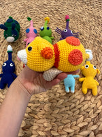 Amigurumi Pikmin Plushie| Crohet Pikmin Doll | Inspired Blue Pikmin | Oatchi Plush Doll