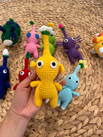 Amigurumi Pikmin Plushie| Crohet Pikmin Doll | Inspired Blue Pikmin | Oatchi Plush Doll