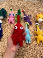 Amigurumi Pikmin Plushie| Crohet Pikmin Doll | Inspired Blue Pikmin | Oatchi Plush Doll