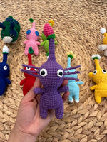 Amigurumi Pikmin Plushie| Crohet Pikmin Doll | Inspired Blue Pikmin | Oatchi Plush Doll