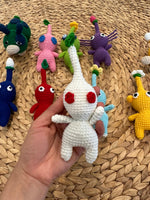 Amigurumi Pikmin Plushie| Crohet Pikmin Doll | Inspired Blue Pikmin | Oatchi Plush Doll