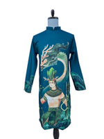 Green Lac Long Quan Ao Dai For Men | Men Dress | Áo Dài Nam D1