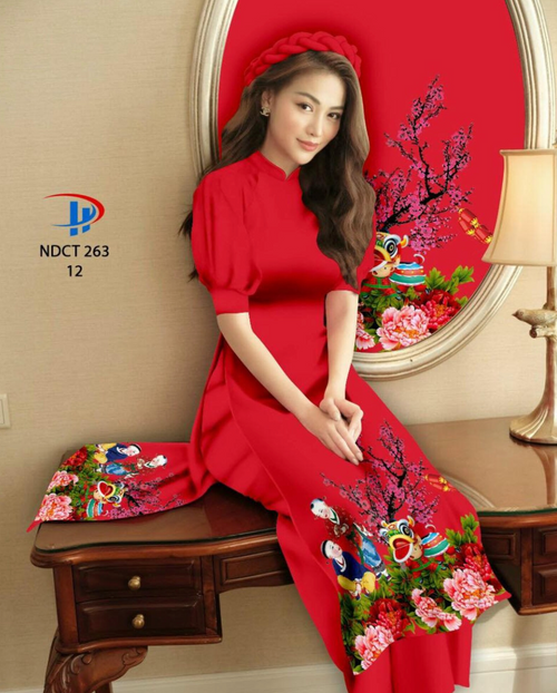 3D printed Ao Dai | Áo Dài In Hoạ Tiết| KN01