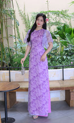 Purple Modern Vietnamese Ao Dai | Áo Dài Cách Tân A12