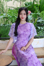 Purple Modern Vietnamese Ao Dai | Áo Dài Cách Tân A12