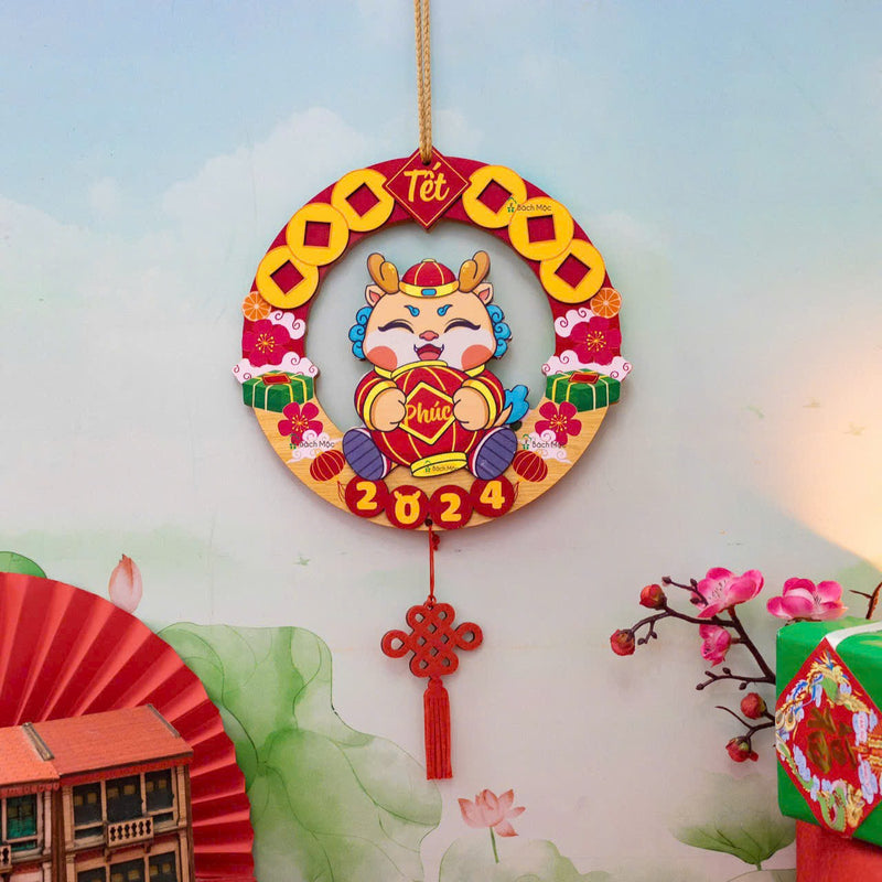 Decoration Vietnamese New Year 2024- Dragon Tet- Tết Cổ Truyền- Decor Home