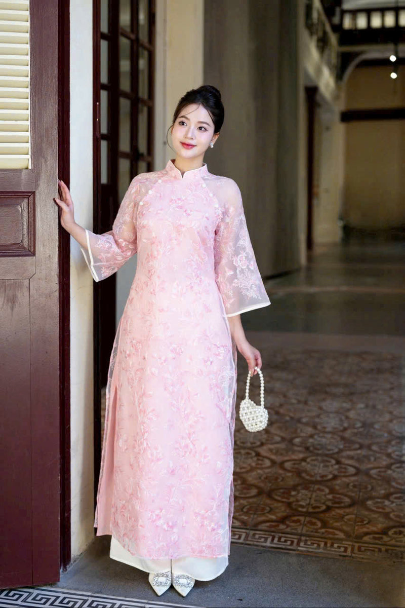 Như Ý Ao Dai Dress | Vietnamese Modernized Dress | Luxury Ao Dai For Special Event