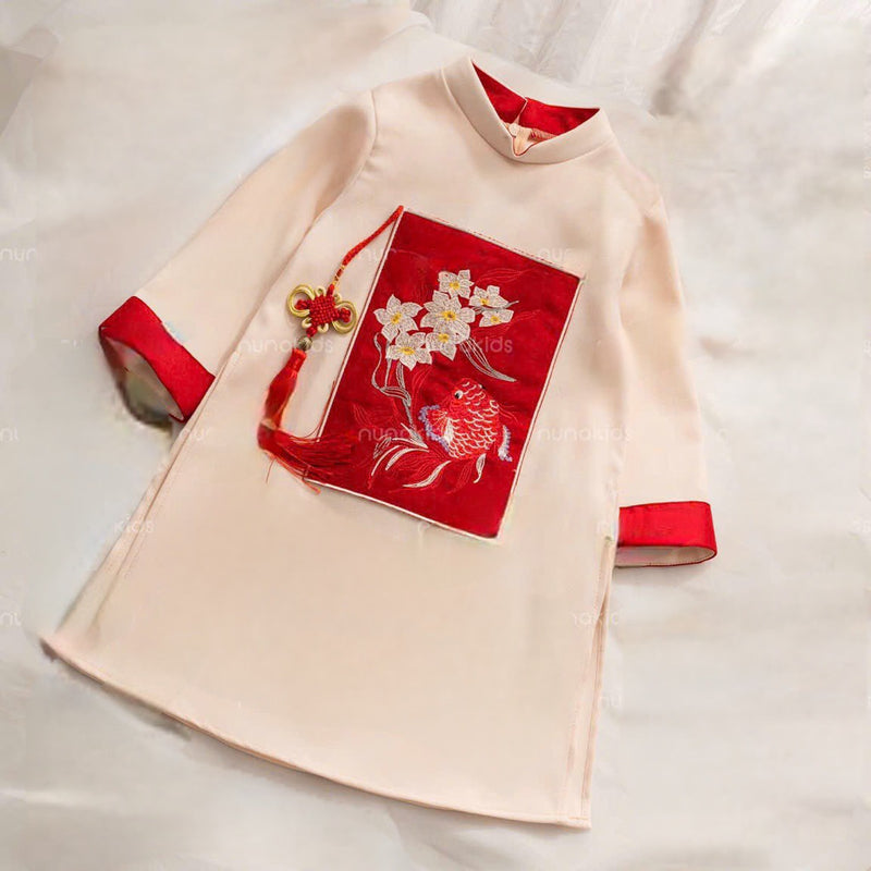 Dress For Boys | Áo Dài Bé Trai | Kid Long Dress Ao Dai | Viet Dress For Kids