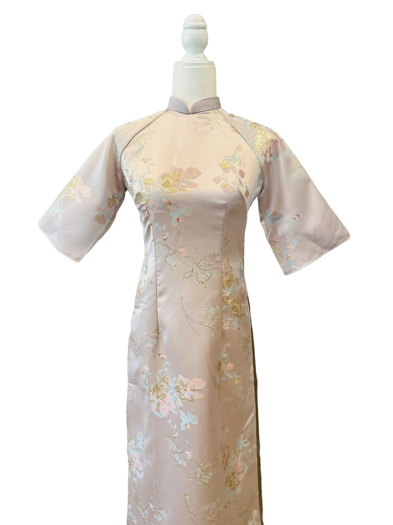 Modernized Vietnamese Dress | Ao Dai With Loose Sleeves | Ao Dai Viet Nam | Áo Dài Cách Tân