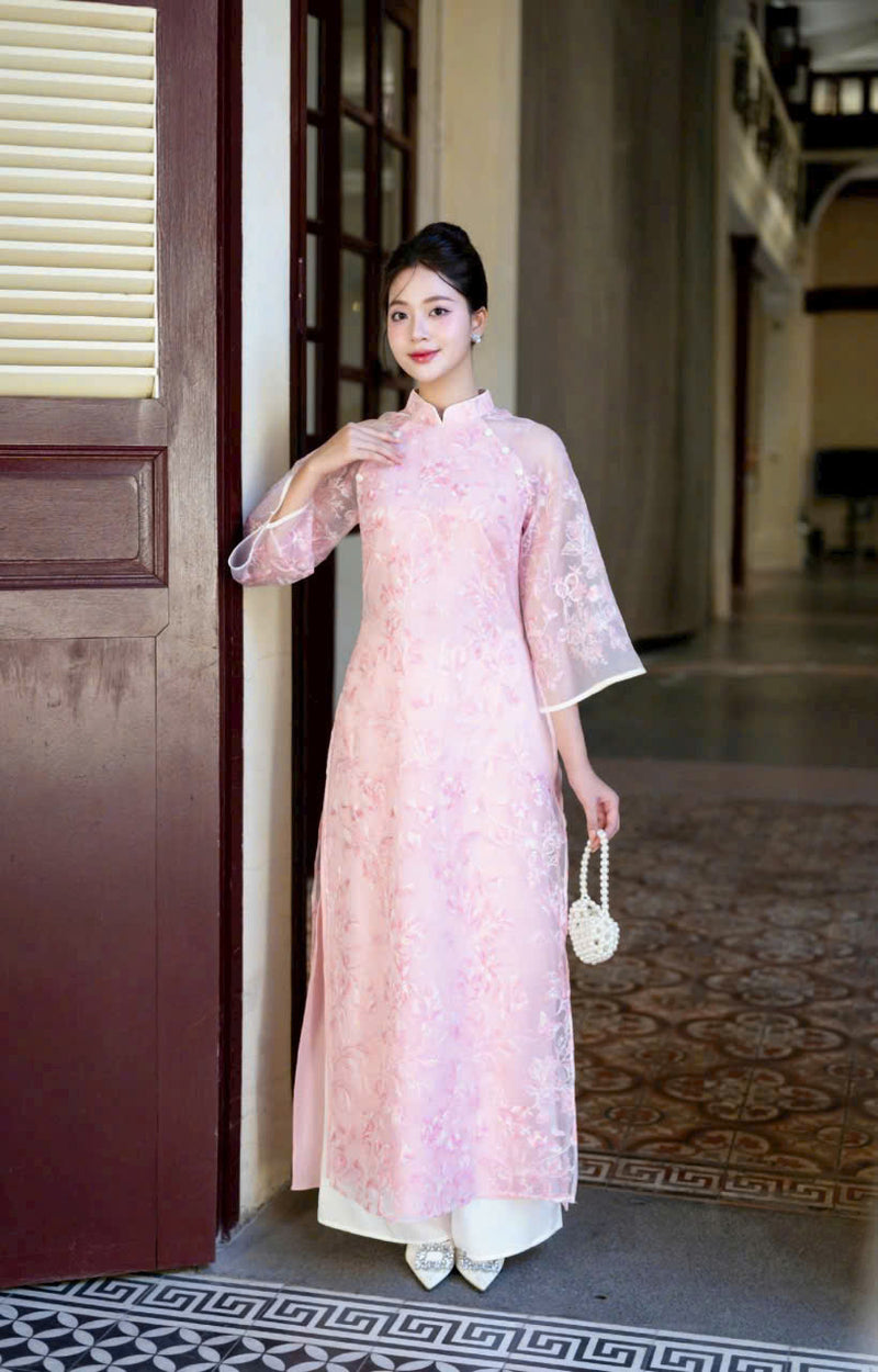 Như Ý Ao Dai Dress | Vietnamese Modernized Dress Như Ý Ao Dai Dress | Vietnamese Modernized Dress