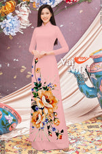 Printed Traditional Vietnamese Ao Dai | Ao Dai For Women | Ao Dai For Wedding | Áo Dài Truyền Thống