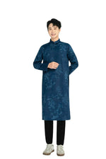 Dark Blue Dad Son Ao Dai | Vietnamese Ao Dai