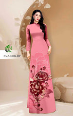 3D Floral Printed Ao Dai | Traditional Ao Dai | Women Ao Dai