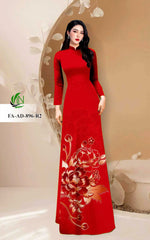 3D Floral Printed Ao Dai | Traditional Ao Dai | Women Ao Dai