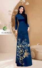 3D Floral Printed Ao Dai | Traditional Ao Dai | Women Ao Dai