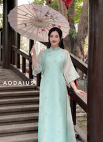 Light Blue Ao Dai For Women | Vietnamese Modernized Dress