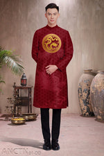 Printed Ao Dai For Men | Men Dress | Male Ao Dai | Áo Dài Nam