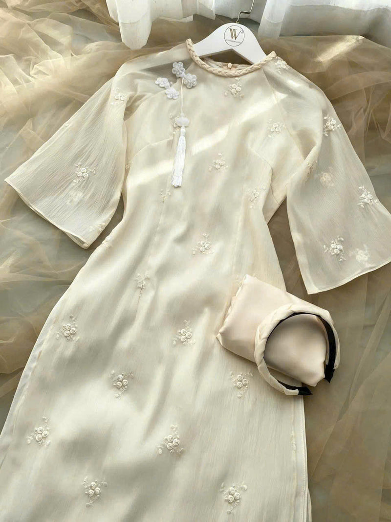 Vietnamese Traditional Dress for Women | Ao Dai Vietnam | Bridesmaid Ao Dai