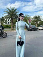 Green Ao Dai Van Go Silk | Ao Dai For Women | Ao Dai Viet Nam | Áo Dài Truyền Thống