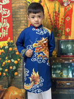 3D Dragon Ao Dai Kid | Dress For Boys | Áo Dài Bé Trai H23