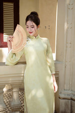 Crepe Vietnamese Traditional Ao Dai | Women Ao Dai | Double layers Ao dai