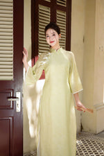 Crepe Vietnamese Traditional Ao Dai | Women Ao Dai | Double layers Ao dai