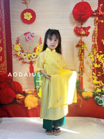 Yellow Girls Ao Dai | Ao Dai For Infant, Toddler, Teen Girls