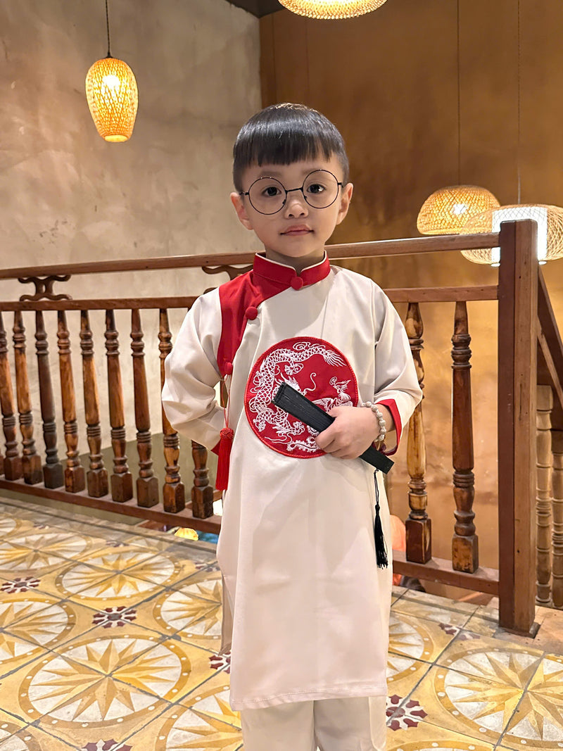 Ao Dai For Boys | Áo Dài Bé Trai | Boy Vietnamese Ao Dai-F7