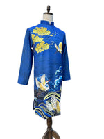 Blue Traditional Ao Dai For Men | Men Dress | Áo Dài Nam C20