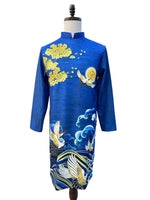 Blue Traditional Ao Dai For Men | Men Dress | Áo Dài Nam C20